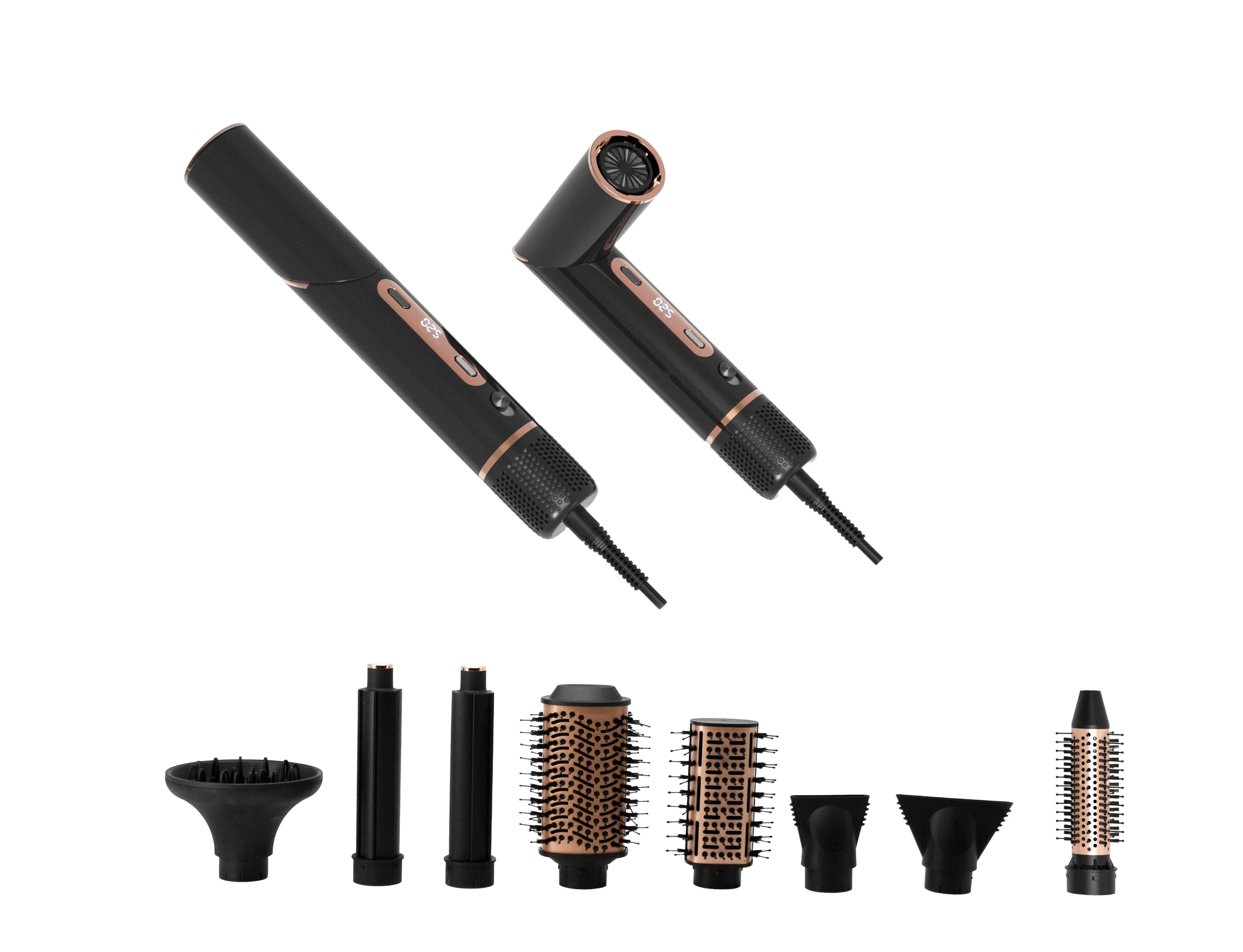 Hâws Beauty Varmluftsborste  Deluxe – 8 munstycken