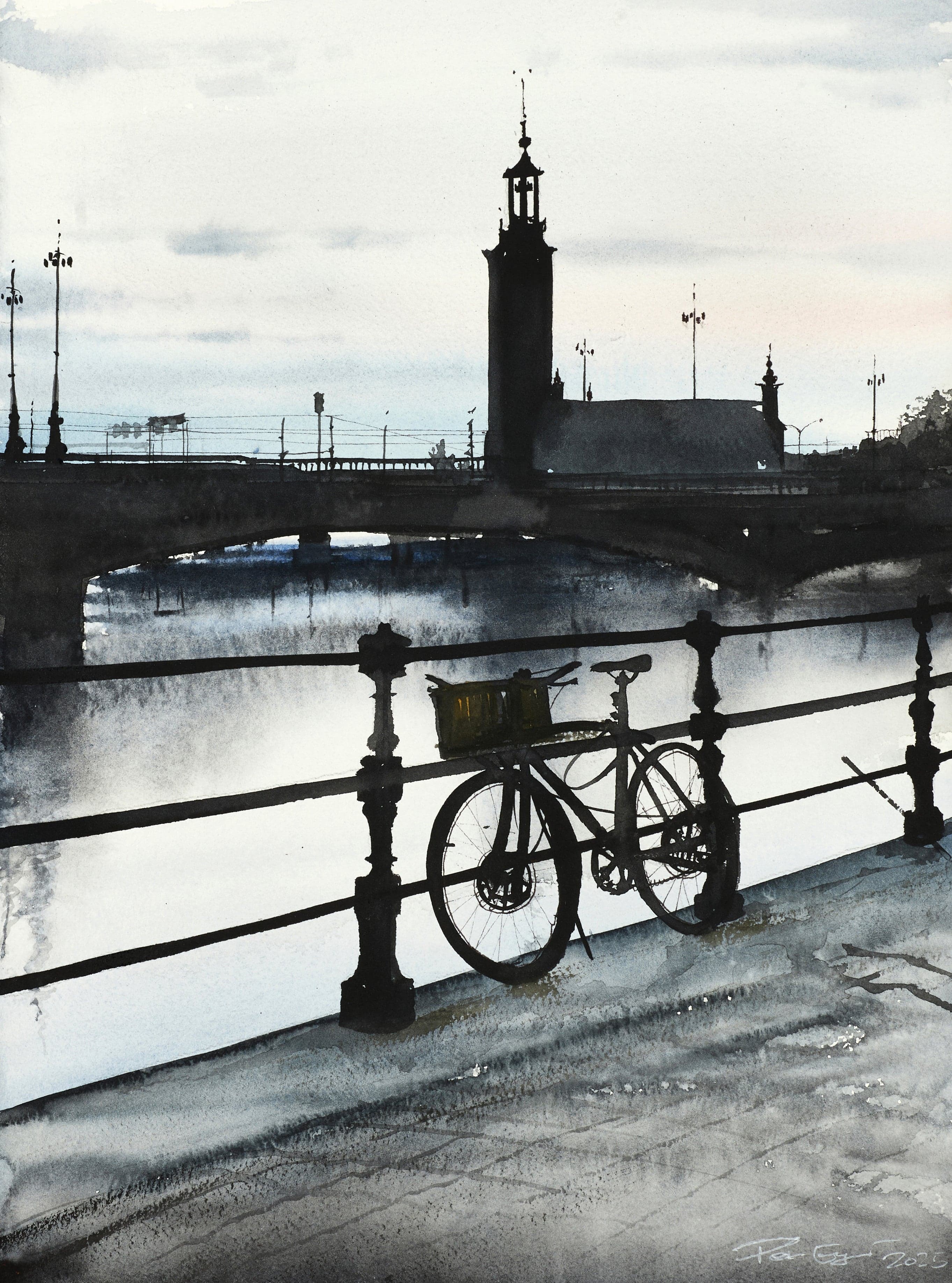 Konstverk, fine art print av  Peter Eugén - I stan
