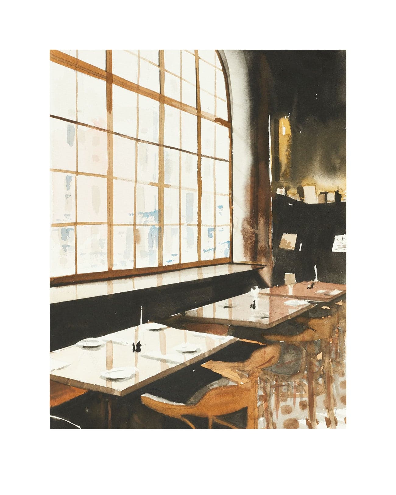 Konstverk, fine art print av Peter Eugén - Vid fönstret
