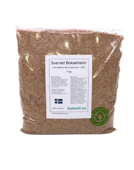 Startkit bokashi essential – 2 kranhinkar med bas + 1 kg svenskt bokashiströ - bild 10
