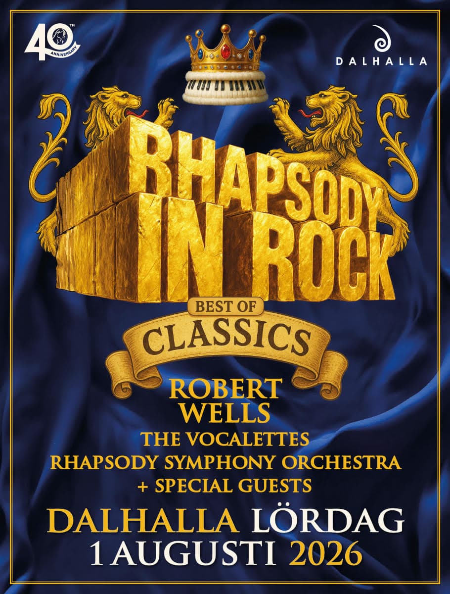 Rhapsody in Rock i Dalhalla den 1:a augusti