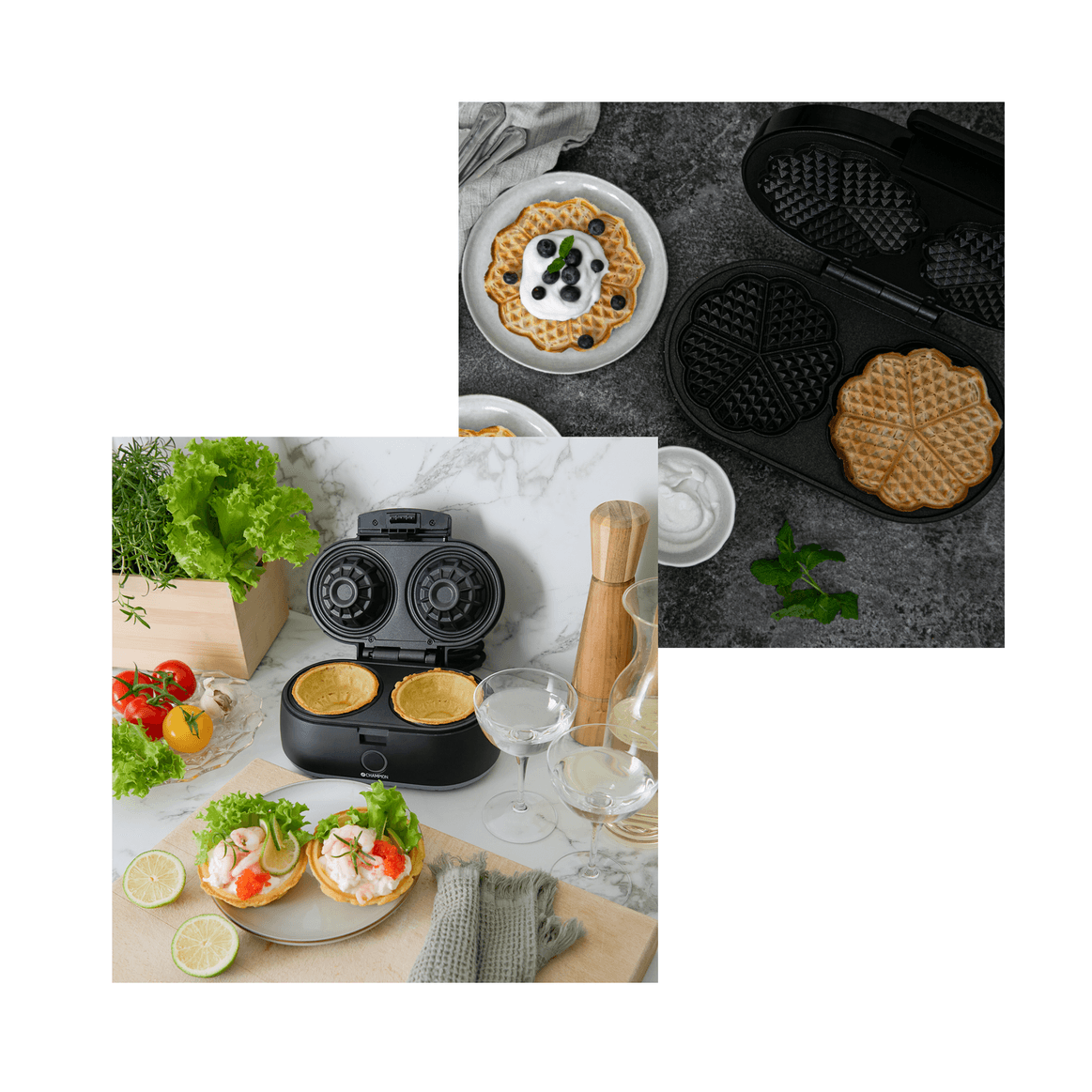 Välj hur du vill göra dina våfflor!