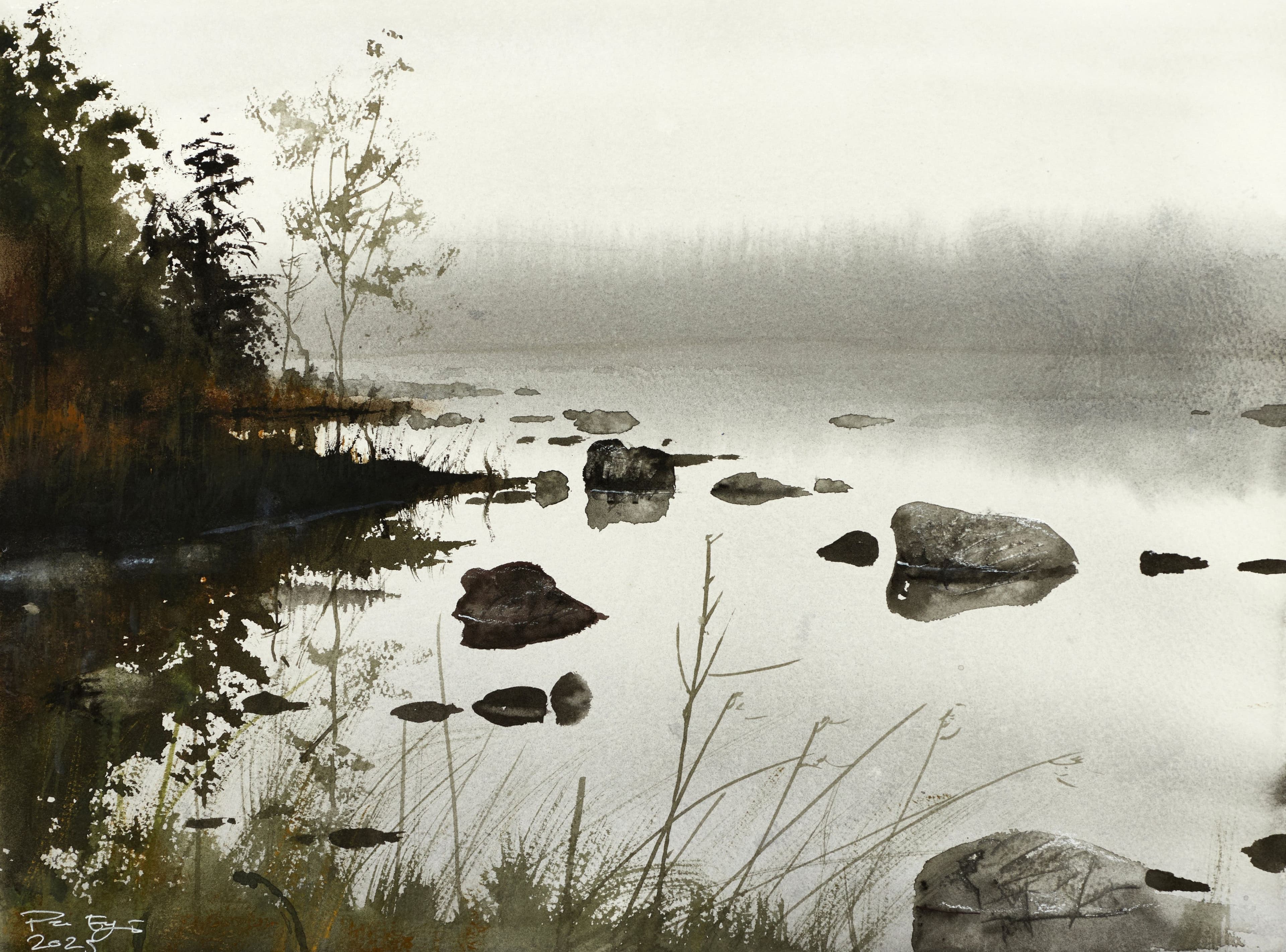 Konstverk, fine art print av Peter Eugén - Dimma