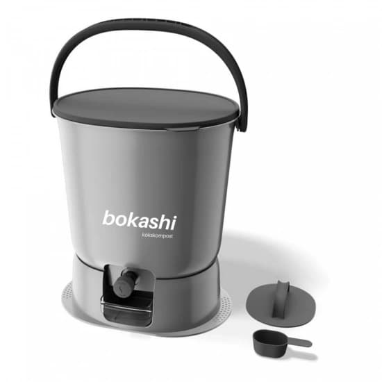Startkit bokashi essential – 2 kranhinkar med bas + 1 kg svenskt bokashiströ - bild 5
