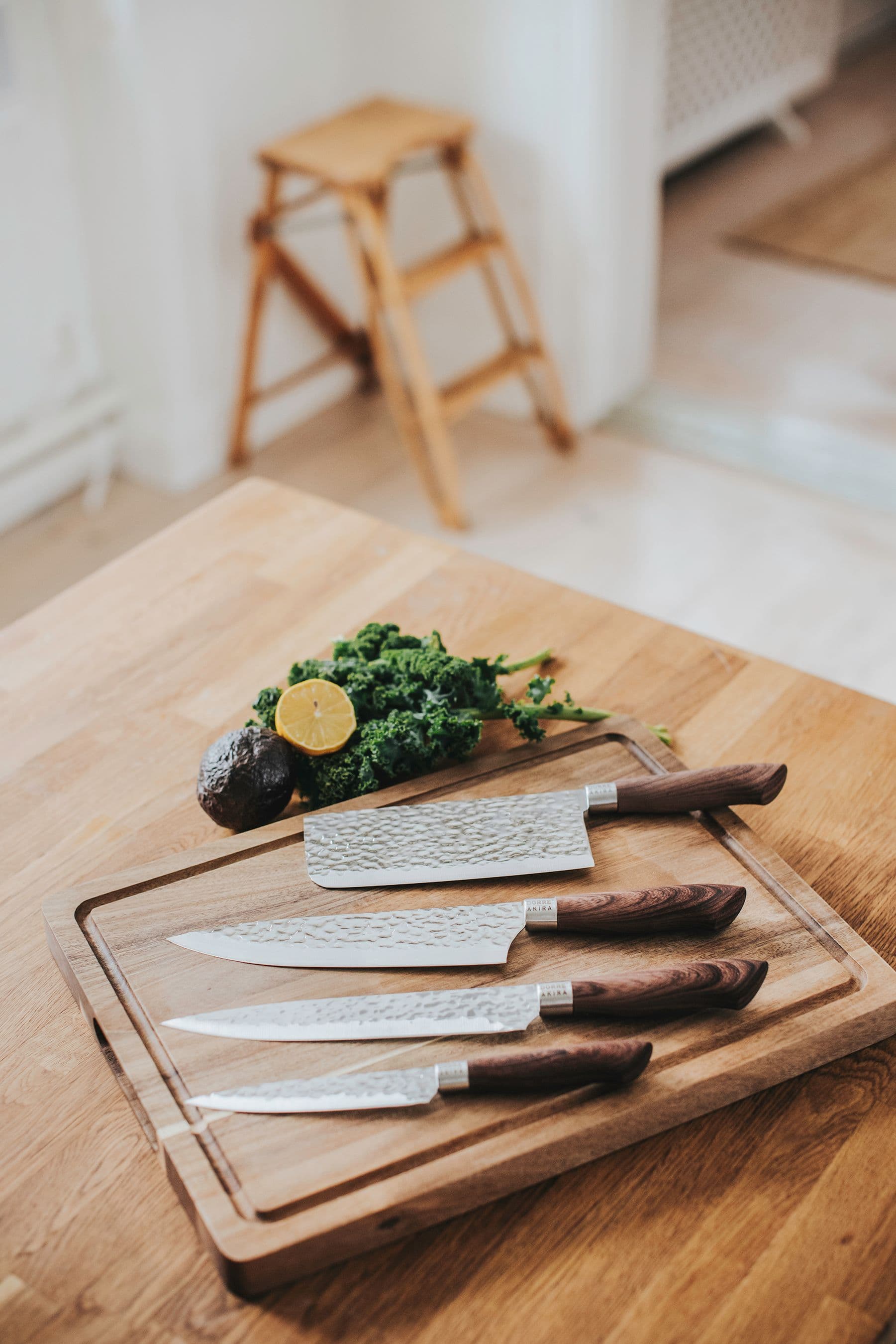 Akira Knivset brunt handtag - bild 2