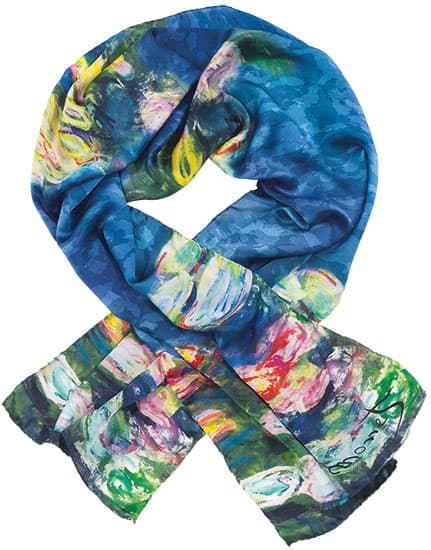 Claude Monet: Sidenhalsduk "Vattenliljor"