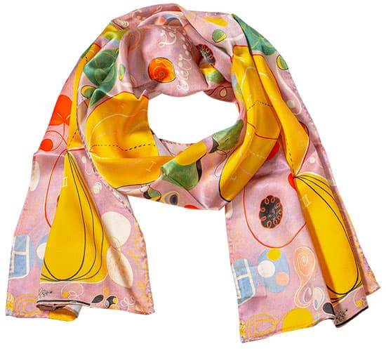 Sidenhalsduk "De tio största, nr 7, Manlighet" (Hilma af Klint, 1907)