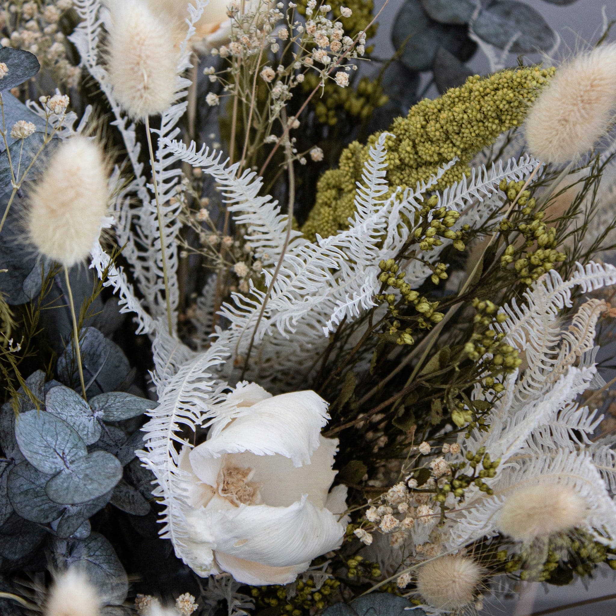 Bukett Grön Harmoni - Långlivad blomsterbukett - bild 3