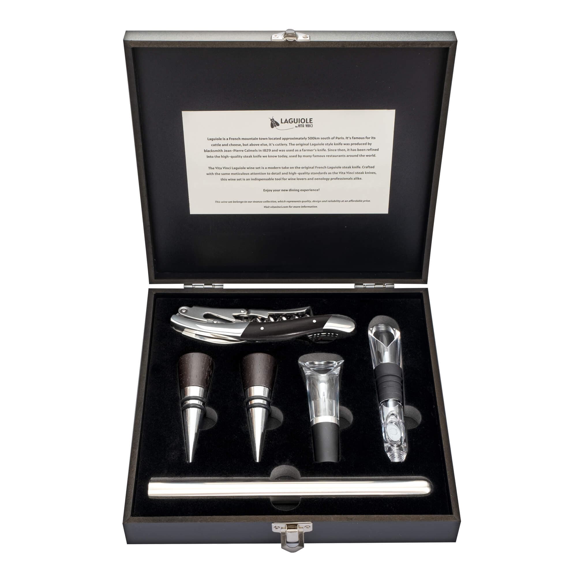 Vinset Wenge trä Laguiole Vita Vinci - bild 2