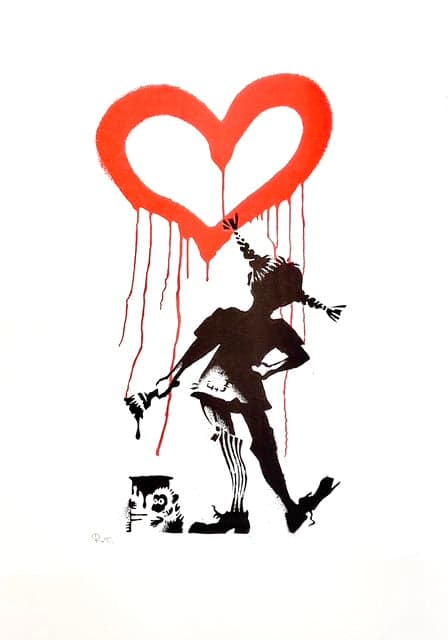 Konstverk, fine art print av konstnären IRON - Vildhjärta
