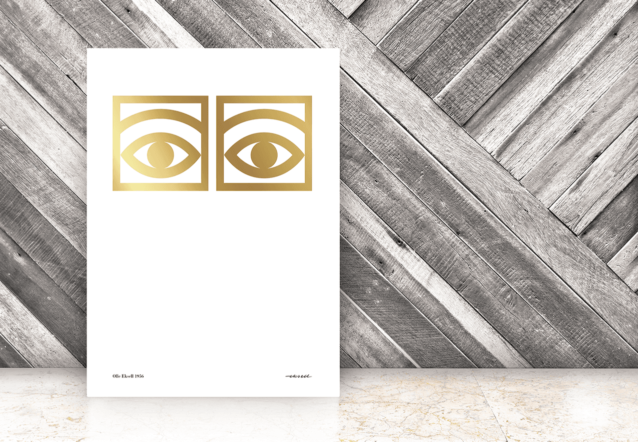 Ögon Gold - 1956 - One Eye - 50x70 - bild 2
