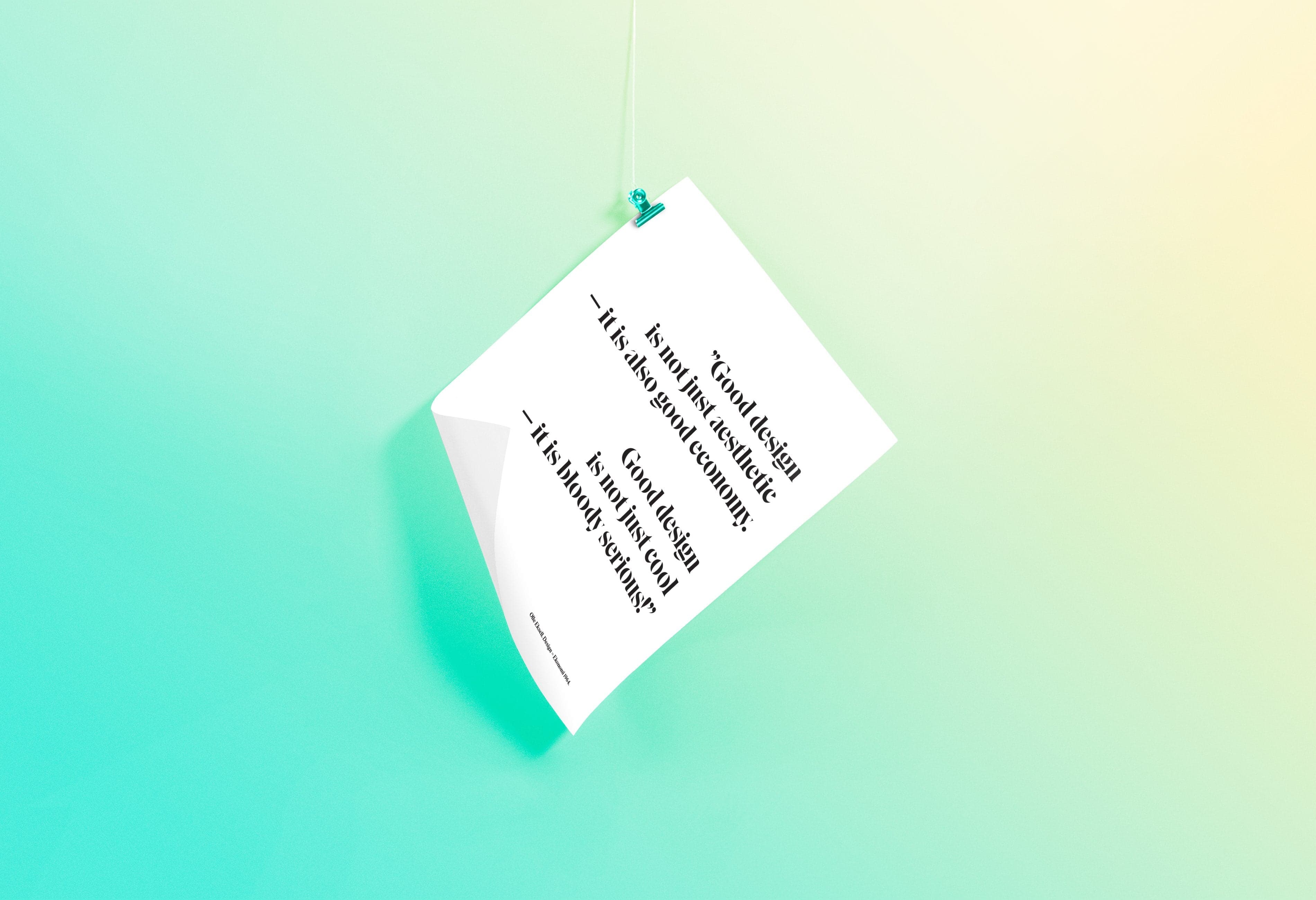 Design = Ekonomi - 1964 - Quote - bild 7