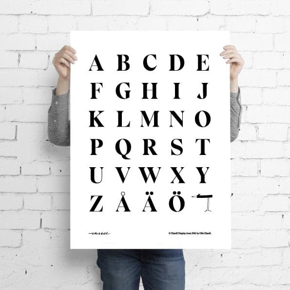 Eksell Alphabet #1 - upper-case - bild 1