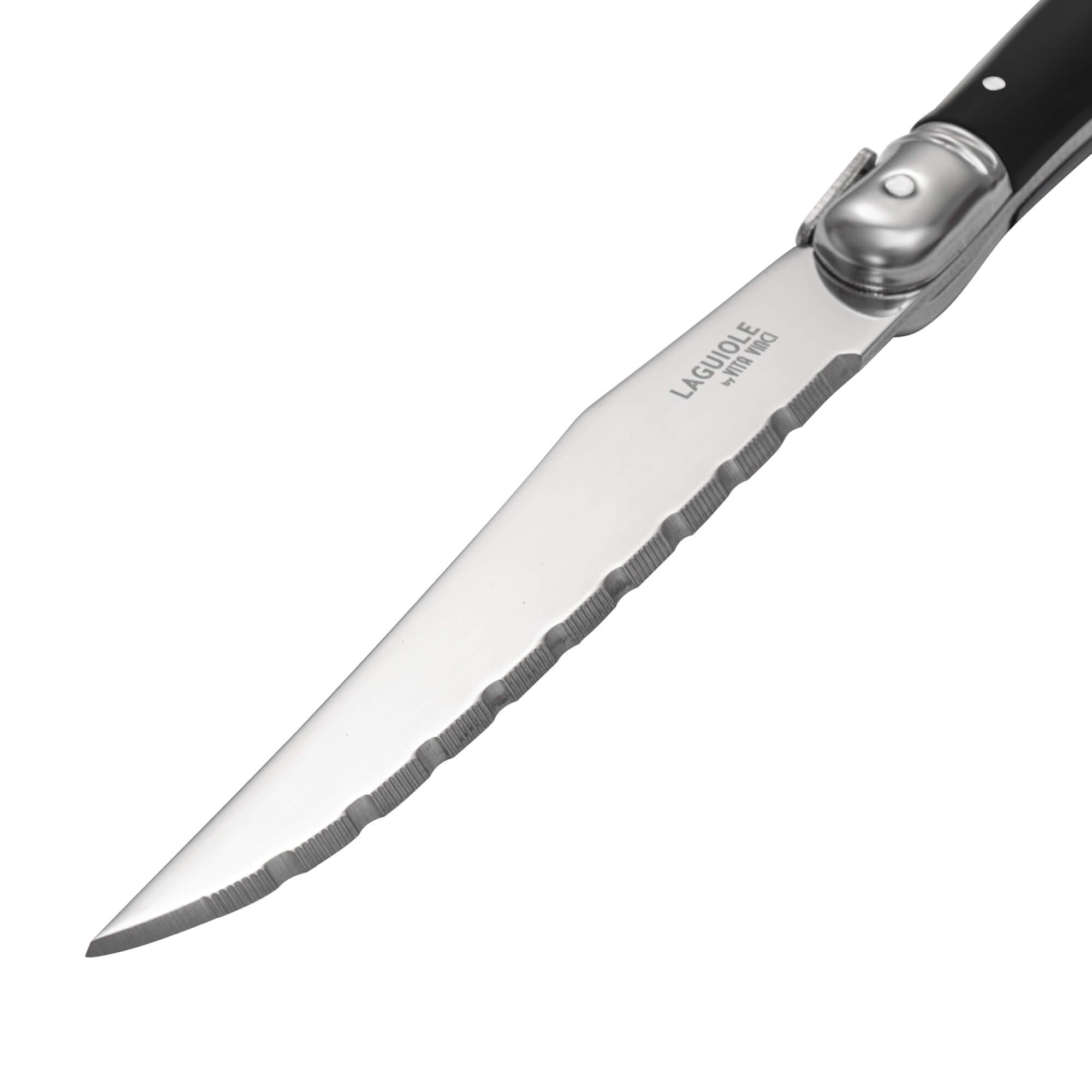 Steakkniv - Laguiole Vita Vinci - Avanza - Svart. - bild 6
