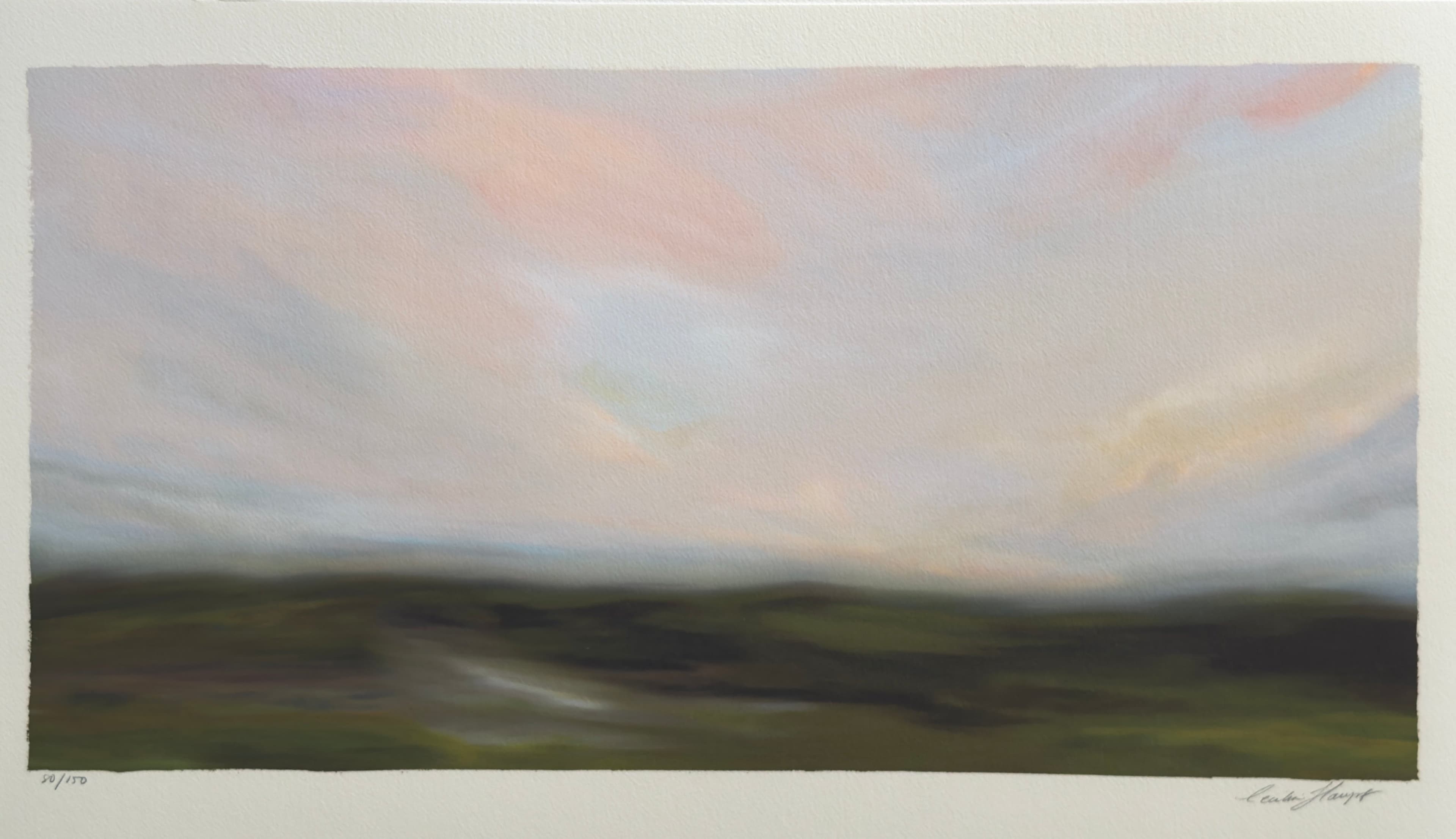 Konstverk, fine art print av Cecilia Haupt - Längtans landskap