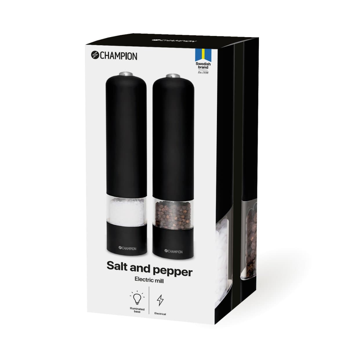 Salt- och Pepparkvarn i rostfritt eller mattsvart - bild 5