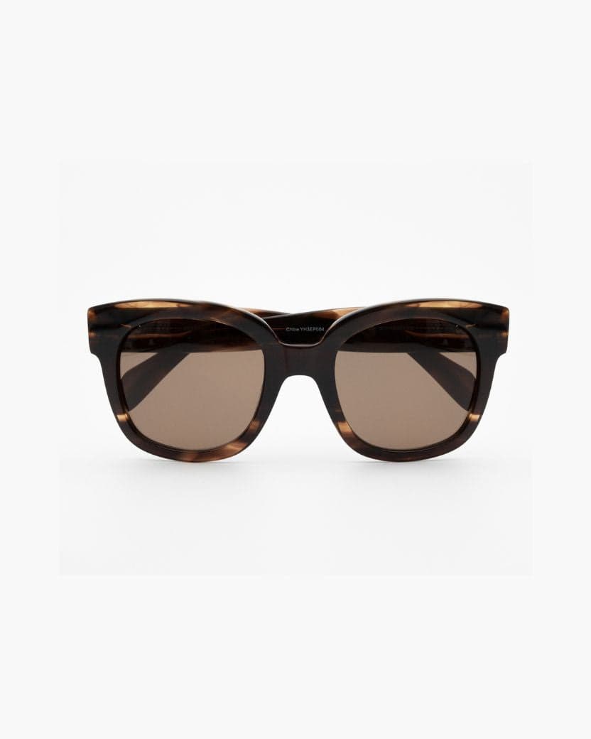 Chloe Dark Brown Sunglasses - bild 1