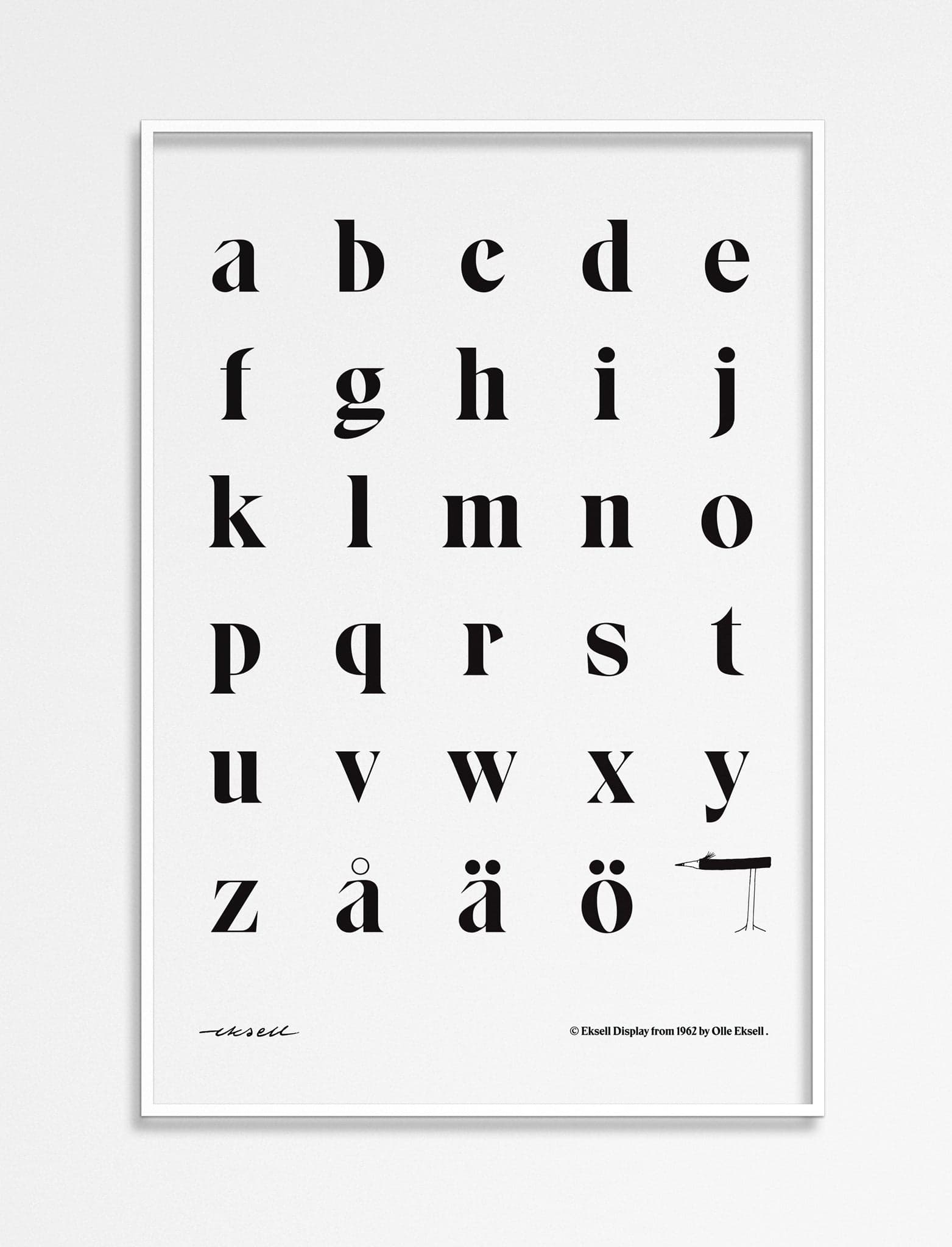 Eksell Alphabet #2 - lower-case - bild 1