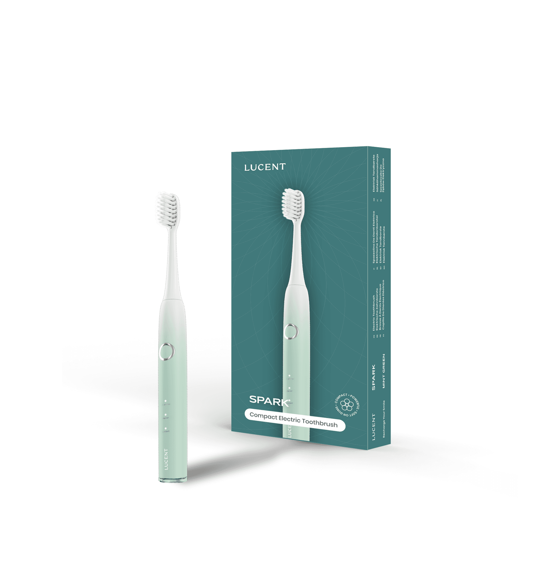 Spark Sleek Sonic Eltandborste - Mint Green - bild 4