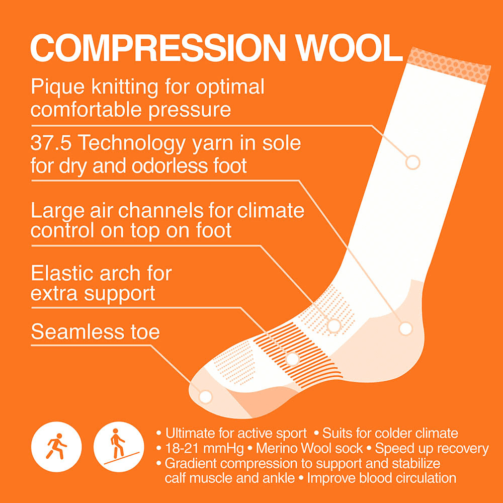 2-pack Compression Wool Svart - bild 6