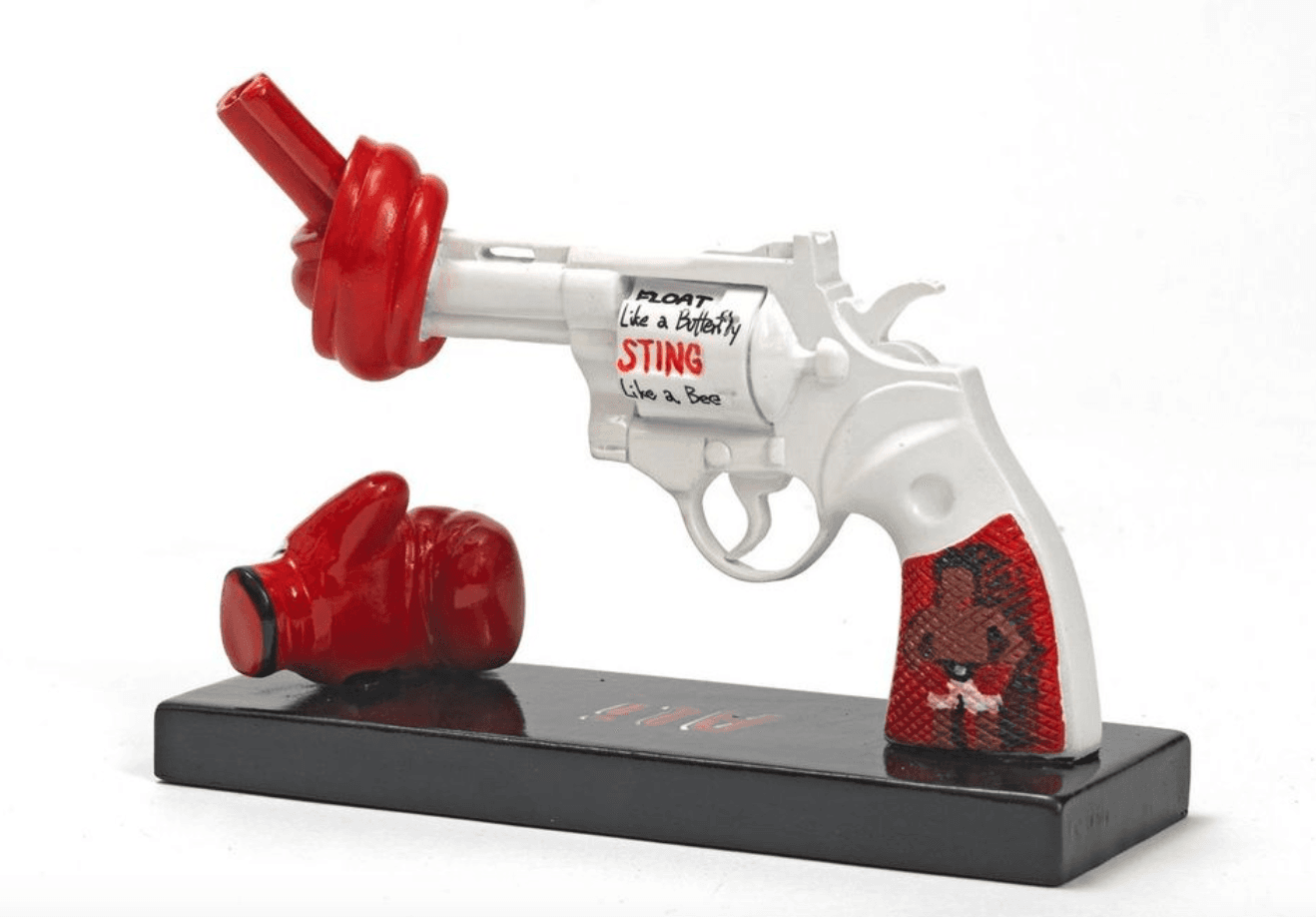 Punch for Peace Knuten pistol art, Muhammed Ali - bild 2