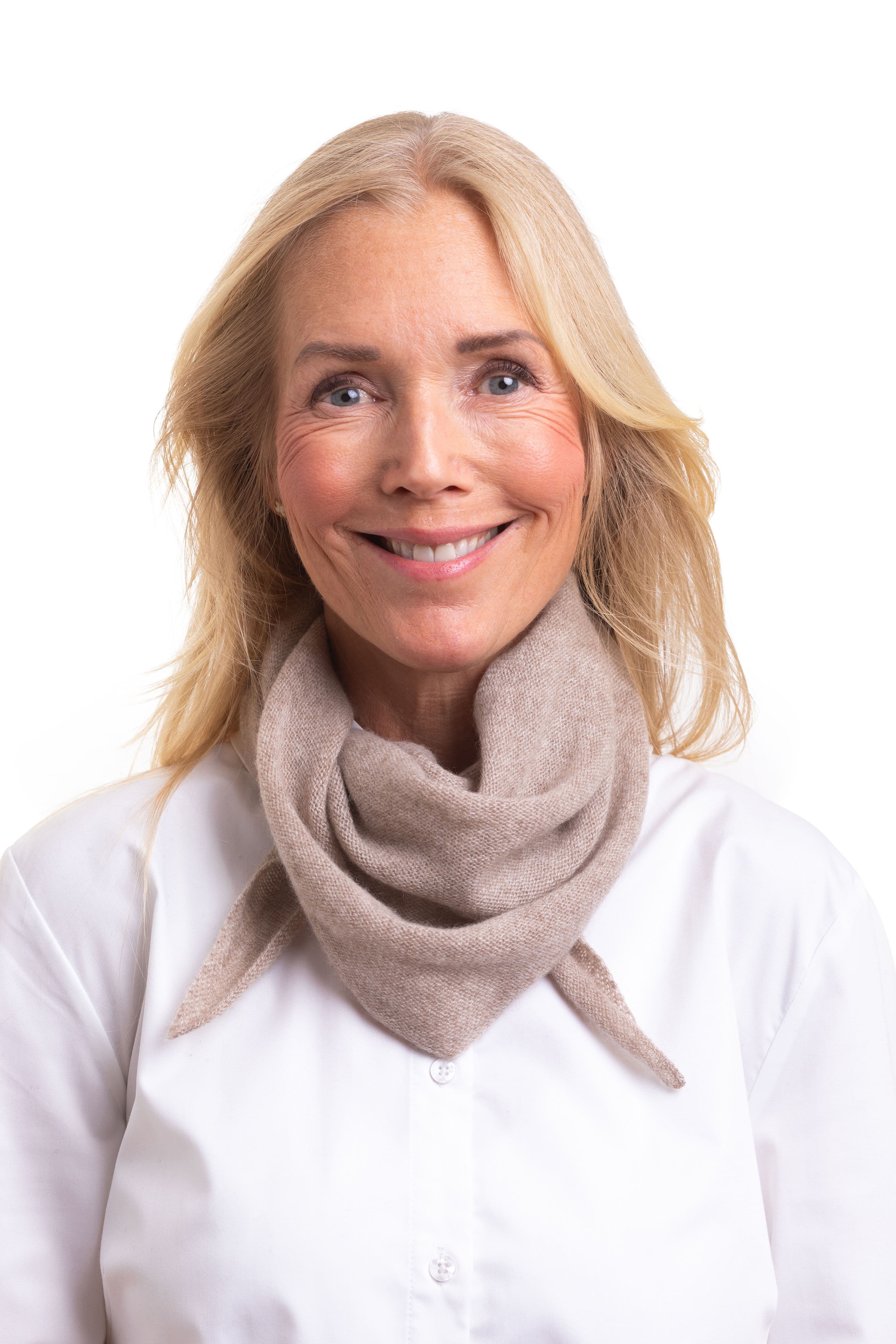 Trendig triangel scarf i 100% cashmere - bild 1