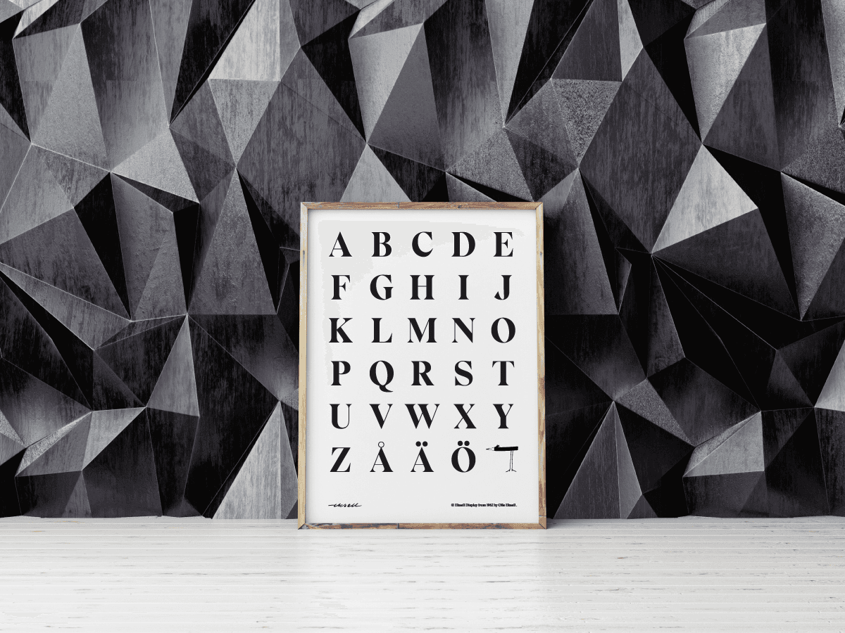 Eksell Alphabet #1 - upper-case - bild 2