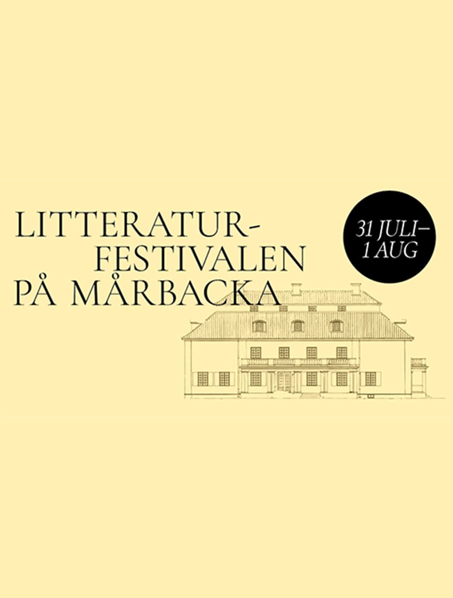 Besök Litteraturfestivalen i Mårbacka 31 juli-1 augusti – 25% rabatt för dig som DN-prenumerant