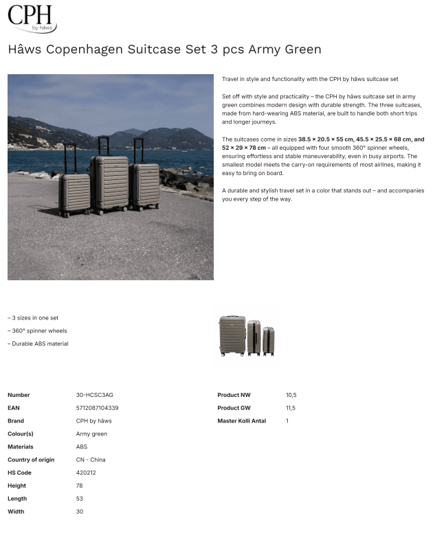 Resväska Kit om 3st - bild 5
