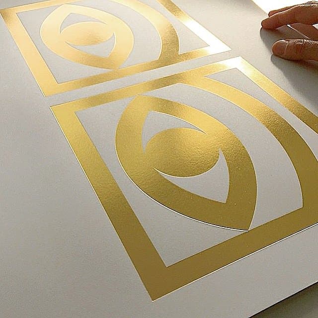 Ögon Gold - 1956 - One Eye - 50x70 - bild 5