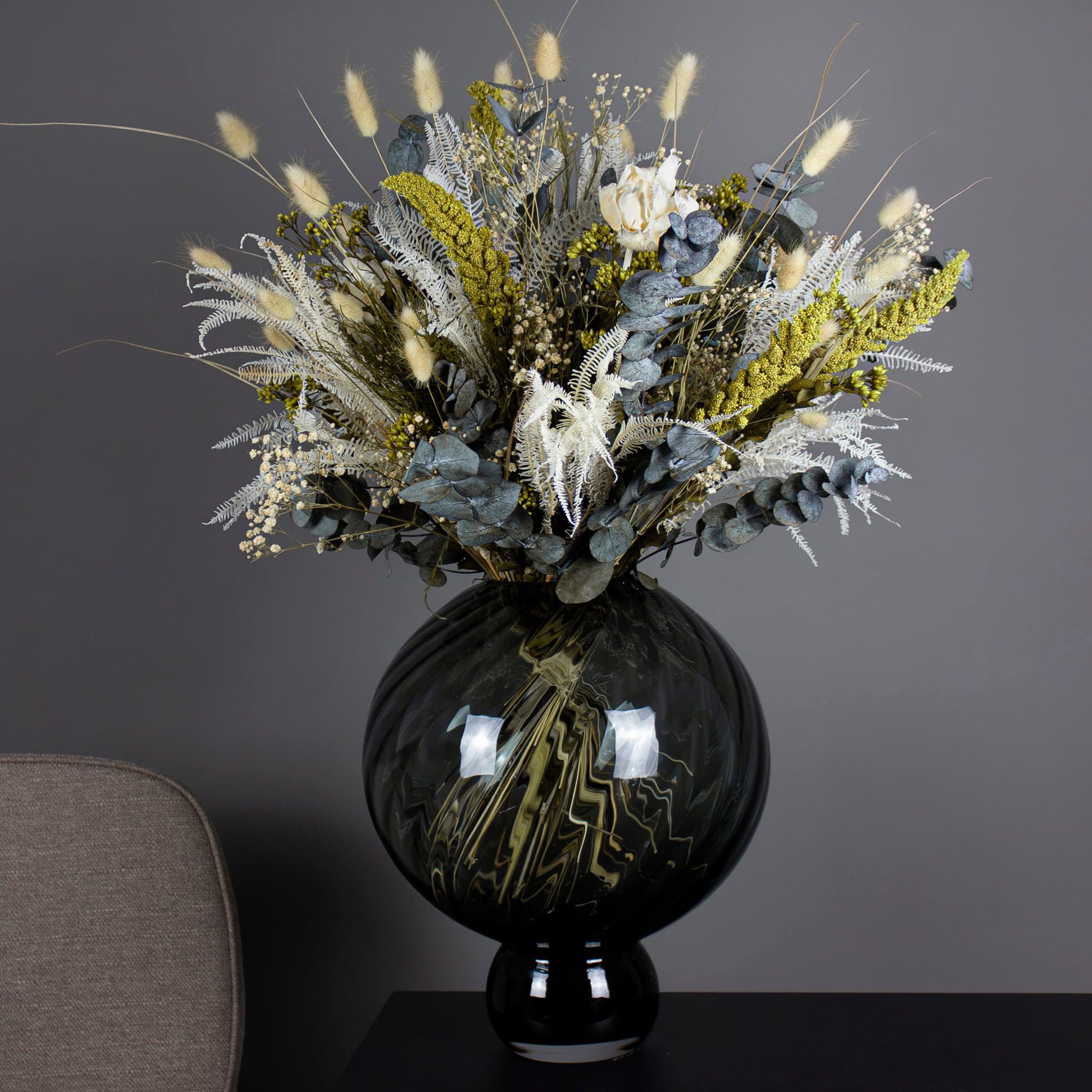 Bukett Grön Harmoni - Långlivad blomsterbukett - bild 6
