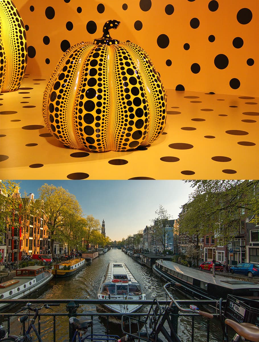 Yayoi Kusama, Van Gogh & Rijksmuseum i Amsterdam den 15–17 januari 2027