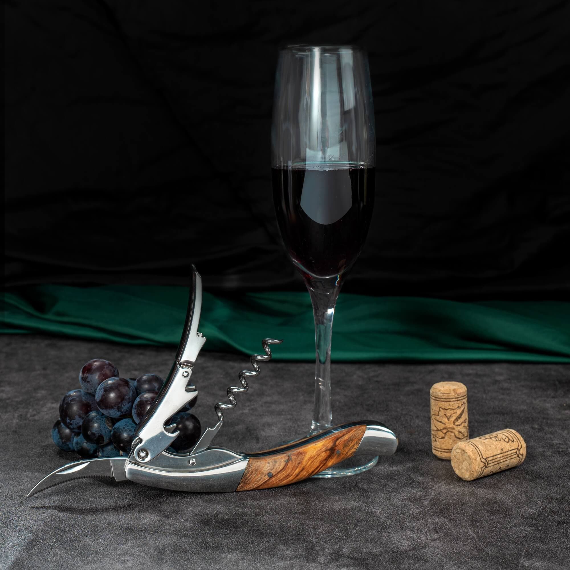 Vinset - Laguiole Vita Vinci -Olivträ - bild 5