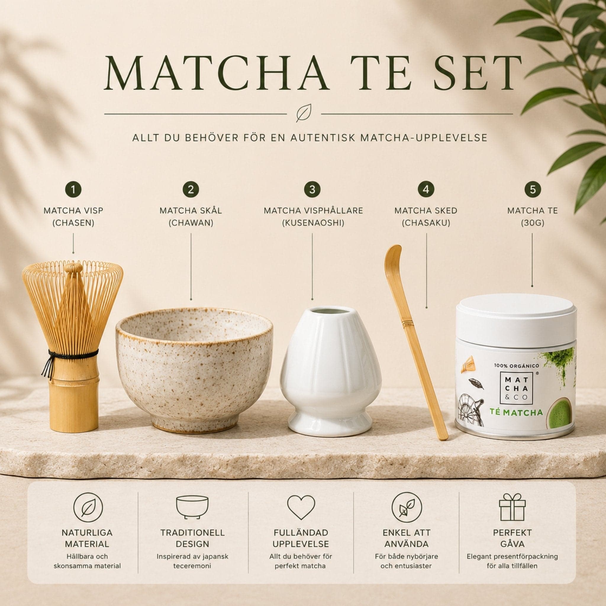Matcha te-set - bild 2