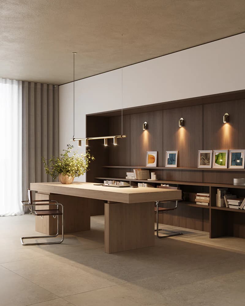 Luminar Box Mount vägglampa i mässing - bild 5