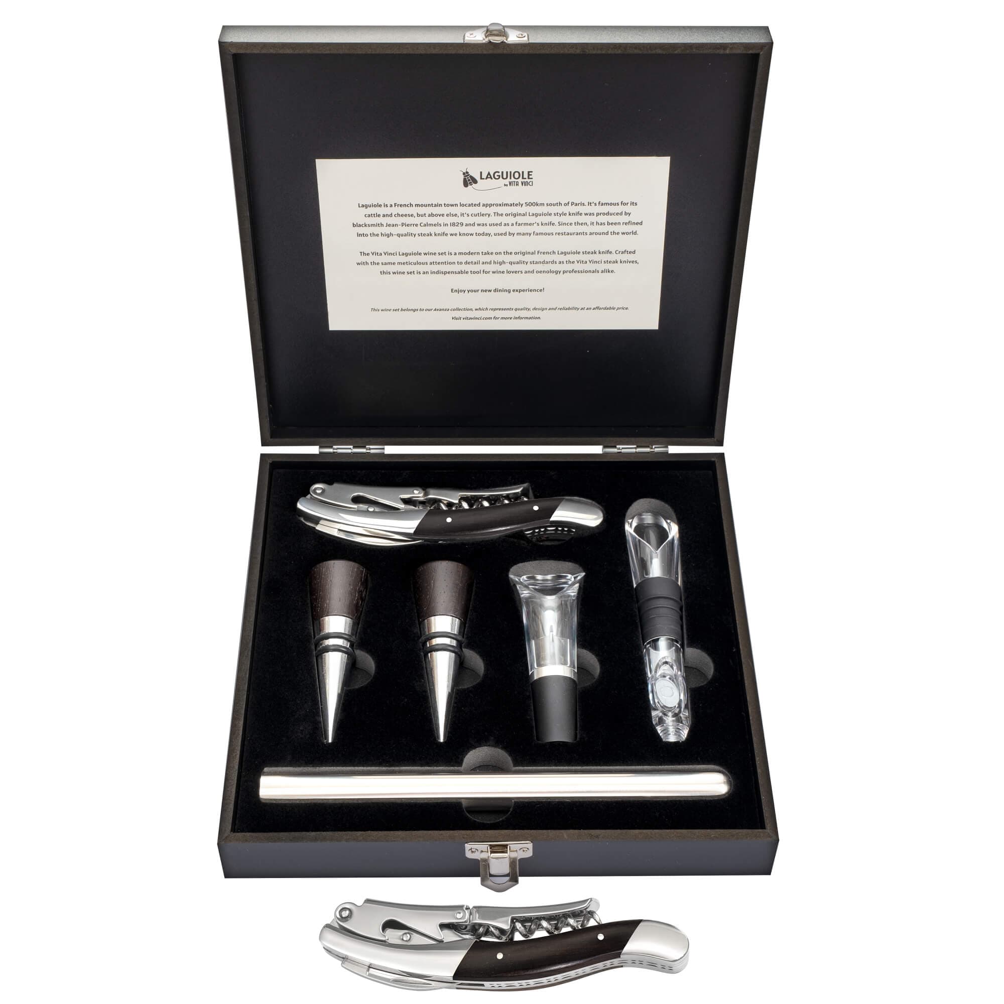 Vinset Wenge trä Laguiole Vita Vinci - bild 1