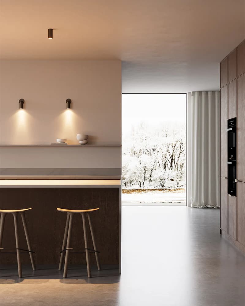 Luminar Box Mount Vägglampa | Brunert Mässing - bild 4