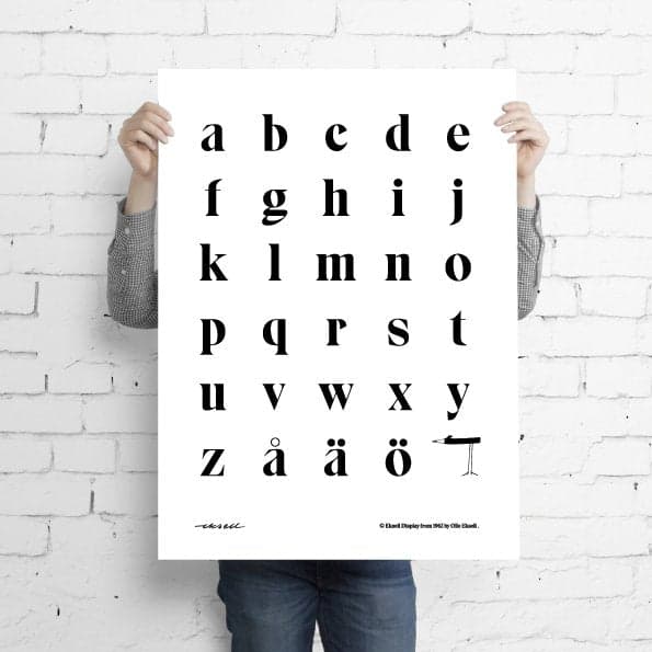 Eksell Alphabet #2 - lower-case - bild 4