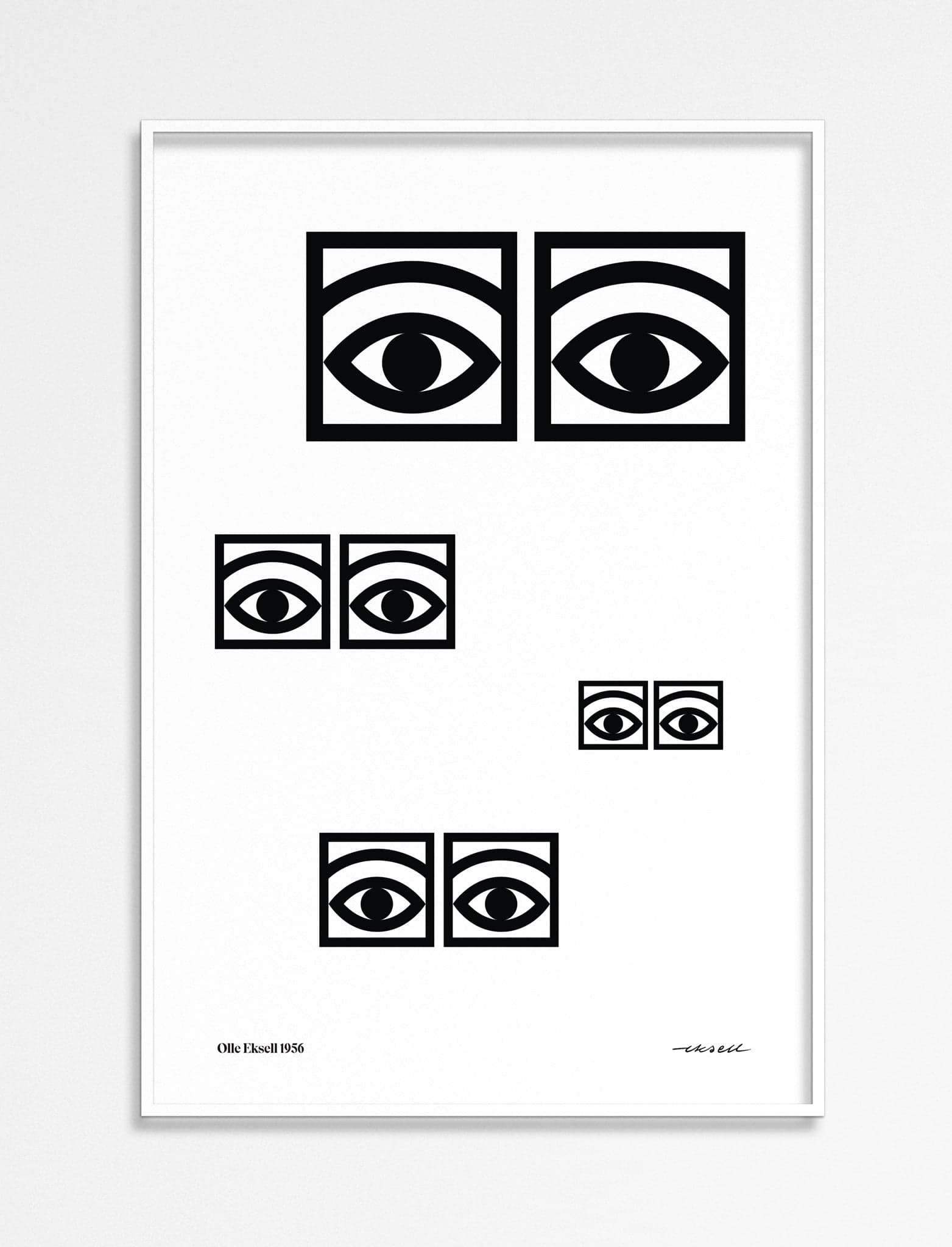 Ögon - 1956 - several eyes B-W - bild 1