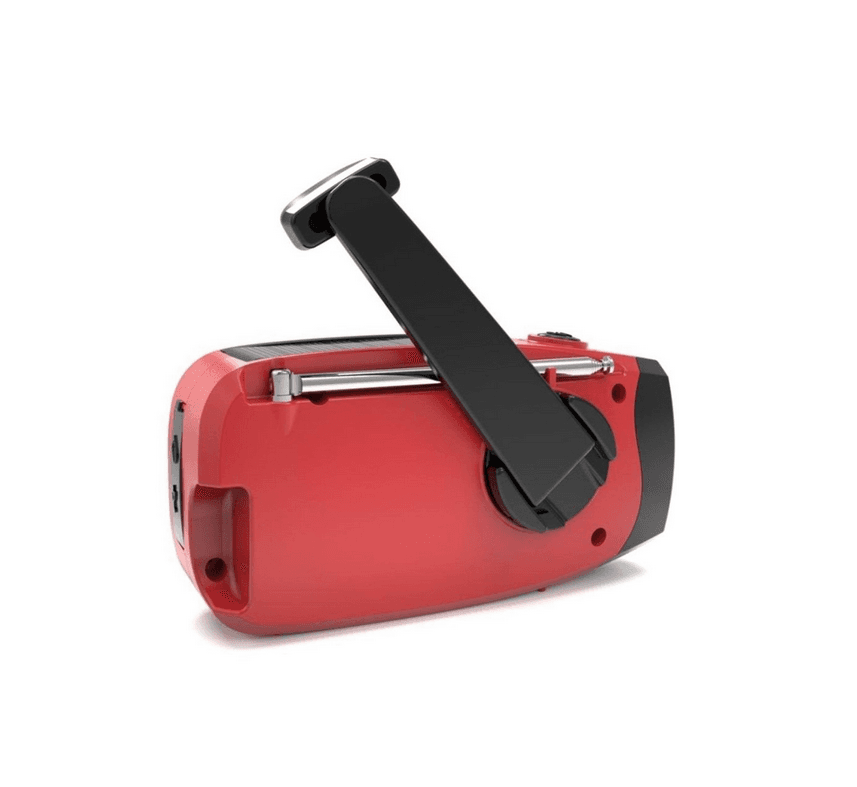 Bärbar radio med USB-laddare och ficklampa - bild 4