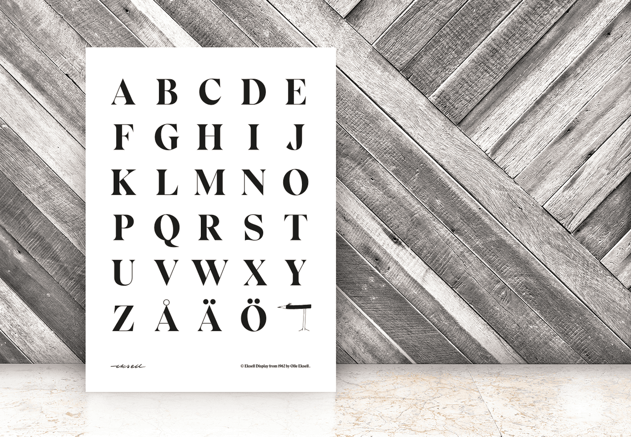 Eksell Alphabet #1 - upper-case - bild 7