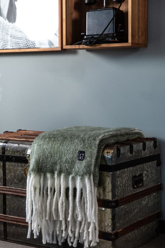 Ullpläd från Kosta Linnewäfveri - bild 6