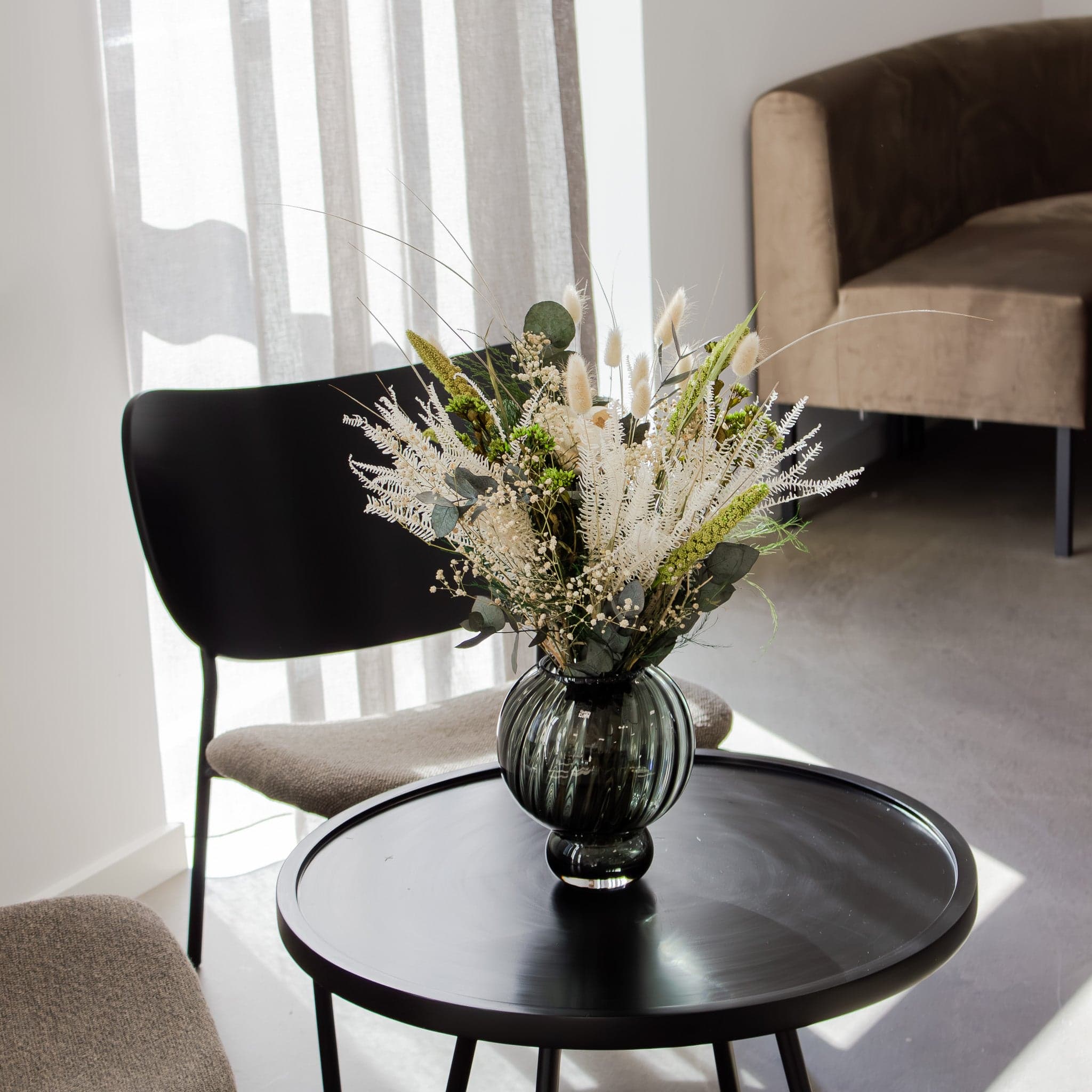 Bukett Grön Harmoni - Långlivad blomsterbukett - bild 8